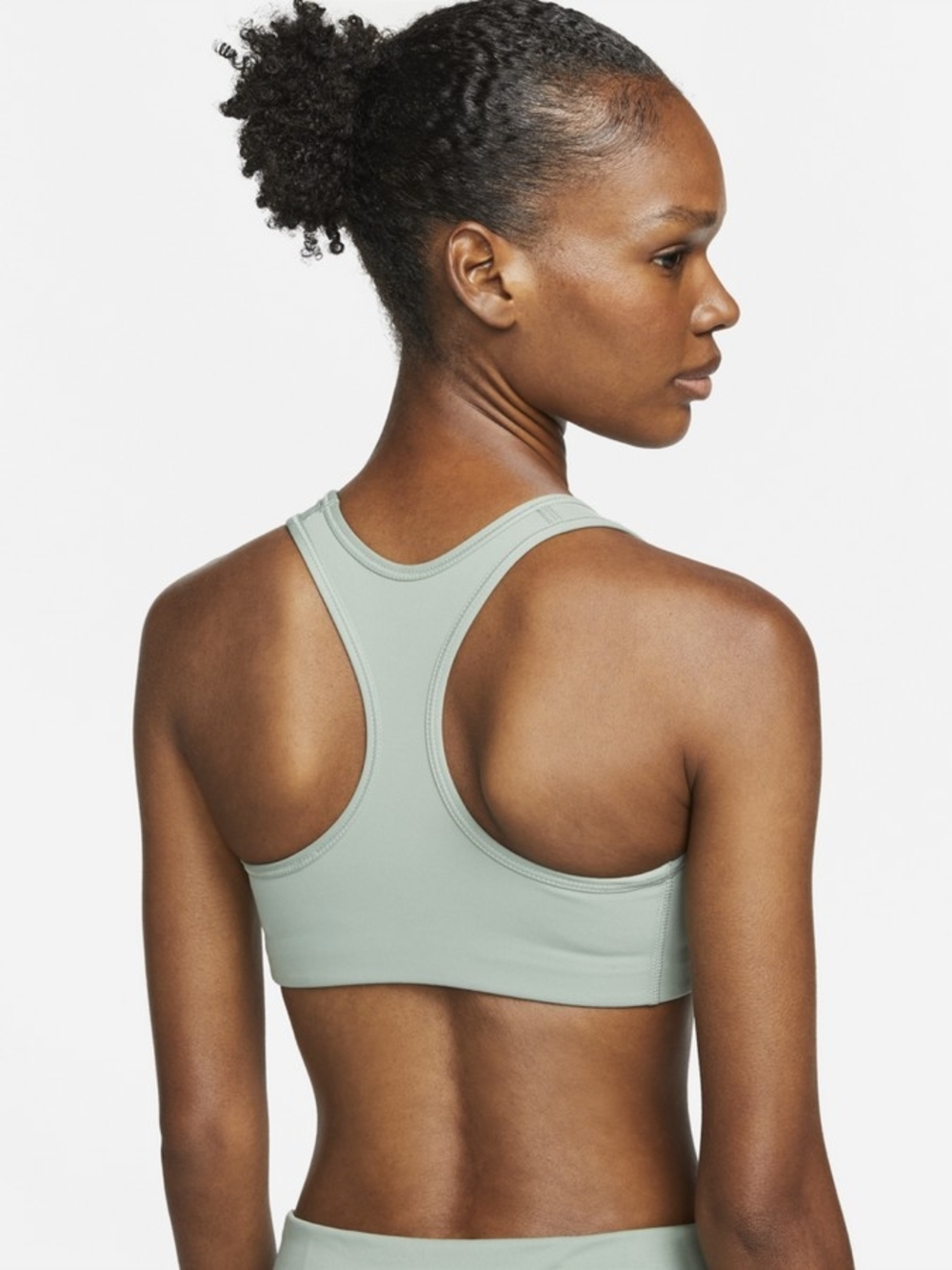 Nike Sage Green Racerback Sports Bra - Picture 2 of 4